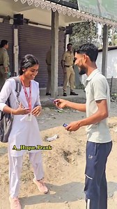 🥰With HS Student🥰 Ask Question🥰 . . . . . . . #cute #cutegirl #smile #chocolate #gift #follow #question #reaction #hsexam #hsexam2025 #instagram #instareels | A Hoque Prank