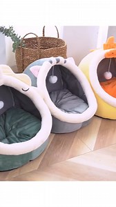 1.8K views · 24 reactions | Give your cat a cozy corner with the Cozy Cat House Warm Bed! This lounger offers a warm, soft space for your cat to rest, along with a washable mat for convenience. It’s perfect for keeping your cat comfortable and happy all year round. | Pets Life | Facebook