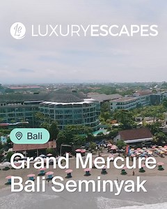 🌴Grand Mercure Bali Seminyak with bonus inclusions ✔️ Daily buffet breakfast ✔️ Nightly free-flow cocktail hour ✔️ 60-min massage each ✔️ Two three-course lunches or dinners ✔️ 7 nights from $1,399 for two guests ✔️ Travel until June 2025 w. free date changes | Luxury Escapes