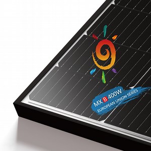 [Hot Item] All Black Solar Panel 380W 390W 400W Black Frame Solar Panel PV Micro Inverter Solar Panel Container