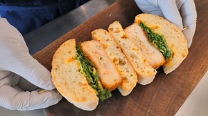 American shrimp sandwich skill fried | Kopkit