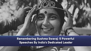 Remembering the youngest ever cabinet minister and the country's people's minister #SushmaSwaraj on her death anniversary. Apart from being a fine parliamentarian, former Foreign Minister Sushma Swaraj was also a thoughtful and powerful orator. Here are some of her powerful speeches that impressed the opposition and citizens. __________________________________________________________________________ Dear Patron, The Logical Indian's journalism is "#PoweredByYou", and we remain answerable and acc