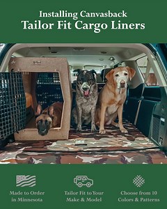 Keep your vehicle protected, clean, and looking great with Canvasback cargo liners. They're tailored to your make and model for a perfect fit. | Canvasback