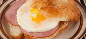 My 90 Cent Croissant Breakfast Sandwich -