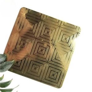 [Hot Item] High Quality 304 Stainless Steel Etching Sheet for Home Decoration