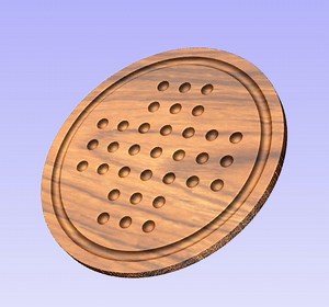 Marble Solitaire 33 Notches CNC File (eps. Svg. Dxf. Ai. Pdf.) - Etsy Canada