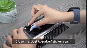 LK 2 Pack Front Tempered Glass Screen Protector Designed for Samsung Galaxy Z Fold 3 5G with 2 Pack Inside Flexible TPU Film + 2 Pack Camera Lens Protector, Support Fingerprint Unlock, Anti-Scratch