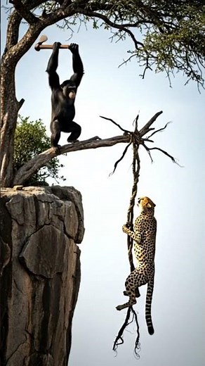 Monkey vs. Cheetah! You WON'T Believe What Happens Next! 😱