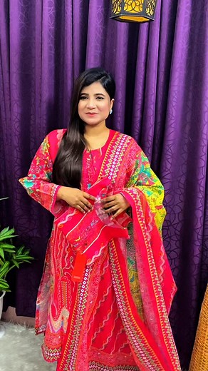 Hot pink colour 😍😍 #onlineshopping #womenclothing #sadabahar #fypシ゚ #viralreelschallenge #fbreelsfypシ゚ #foryoupageシforyou | Inara Fashion House