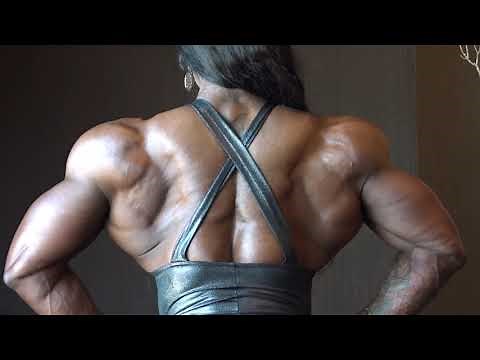 Hard and Sexy Female Muscle Flexing!