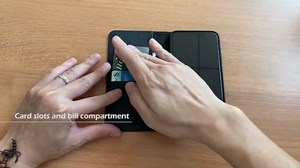 SHIELDON Case for iPhone 12/12 Pro 5G, Genuine Leather Wallet Case RFID Blocking Credit Card Holder Folio Magnetic Stand Shockproof Cover Compatible with iPhone 12/12 Pro (6.1") - Dark Blue