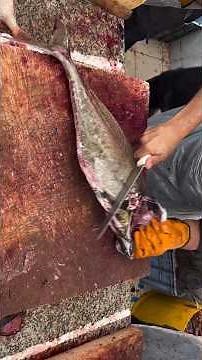 Amazing Whole Trevally Fish Cutting Skills #shorts #shortsfeed #fishcutting #trevally