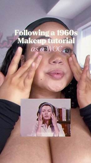 The similarities to our current routine is insane #60smakeup #60smakeuptutorial | Phaith Montoya