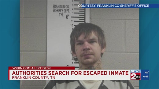 Search for escaped inmate in Franklin County
