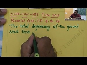 PART 03 ATOMIC TERM SYMBOLS, CSIR UGC NET BITS