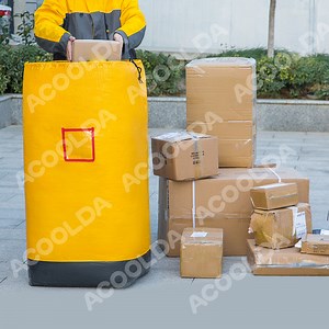 [Hot Item] Customize Tote Bag Sorting Stacking Bag Delivery Tote Foldable Bag Delivery Package