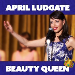 10K views · 130 reactions | Introducing April Ludgate (Aubrey Plaza) as Miss Pawnee, Indiana: she loves people, places AND things! | Comedy Bites | Facebook