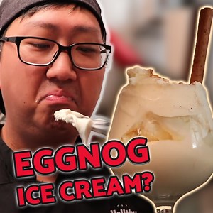 DIY eggnog ice cream! 🍨🥚 | HellthyJunkFood