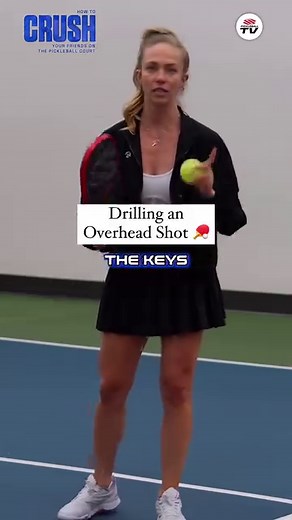 @pickleball.chick will teach you how to practice your court awareness and placement with every overhead shot 💥 #pickleball #pickleballislife #pickleballtips | Selkirk TV