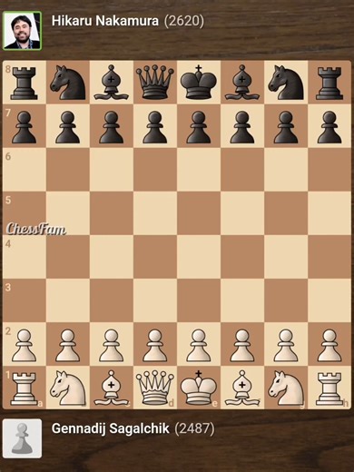 Watch how GM Nakamura brilliantly sacrificed his Queen to DEFEAT GM Sagalchik | Argentina 2003 #chess #Magnus #ChessNotCheckers #chessmoves #nakamura #chessfam | ChessFam