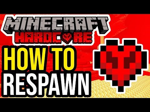 How To RESPAWN In HARDCORE Minecraft! (Java & Bedrock!)