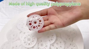 45mm Plastic Washers Polypropylene Washers for Fixing and Fastening Foam Board, Plastic Flat Washers for Rigid Foam Insulation Fastening Installation, Load Spreading for Screws Nail (100)