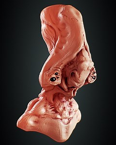 Alien Bust Study - Marius Herzog