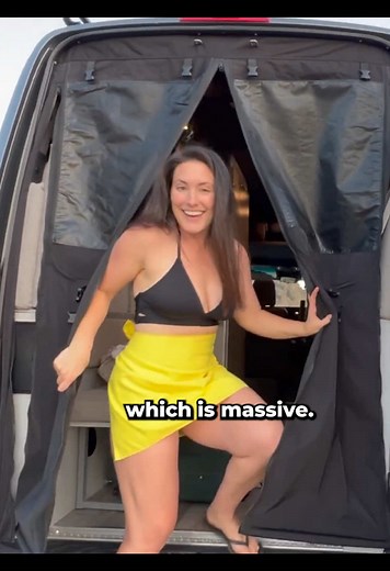 #vanlife shower!