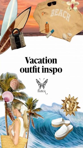 Somewhere on a beach 🌴 Visit www.shopflutter.com to find these hot looks more trending styles to pack for your next getaway 🍹👙☀️🌊🐚🫶🏼 #shopflutter Free Shipping on orders $150 #vacationoutfit #outfits #trending #packwithme #packing #suitcase #getaway #vacation #whattowear #howtowear #airportoutfit #beachoutfit #pictures #beachstyle #style #fashion | Flutter Newburgh