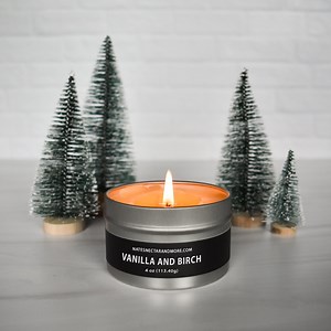 Vanilla & Birch Beeswax Candle - Etsy