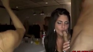 Construction Worker Gets BJ At Wild Party