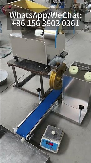 small scale dough ball cutting divider and rounder machine #doughdivider