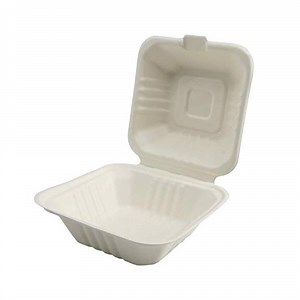 [Hot Item] Compostable Takeaway Sugarcane Paper Box Fast Food Box