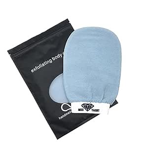 Body Exfoliating Mitt Glove | Unveil Silky, Radiant Skin | Body Scrubber Mitt | Effortless Renewal for Bath and Shower | Ultimate Skin Care Companion