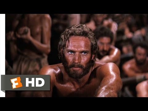 Ben-Hur (9/10) Movie CLIP - Row Well and Live (1959) HD