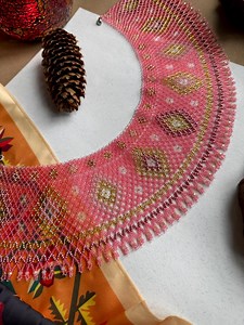 Handmade Ukrainian Necklace Pink Lemko Kryza – Seed Bead Sylianka Choker, Folk Art Jewelry, Birthday or Anniversary Gift for Her, Boho Chic - Etsy Canada