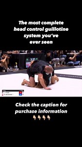 This is the most complete, most effective, and most unique head control guillotine system ever developed. Are you having a hard time finishing guillotines? Maybe you’re afraid to take the head because you lack confidence in your ability to finish the guillotine? Or do you want to expand your submission options from front head control? If so, this is the course for you. • This course is a must-own. It’s 34 chapters of highly detailed technically sound guillotine goodness. Also included is every p