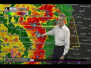 8-10-2020 KWQC Quad Cities Midwest Derecho Coverage Part 2