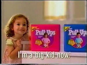 Pull Ups diapers commercial 2002