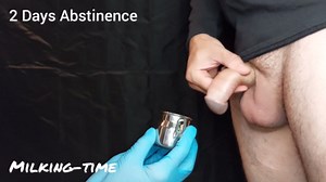 Cum Volume Experiments: Part 2 (Milking-time)