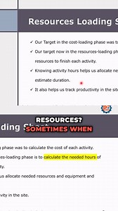 "Learn how to link activity duration to resource availability and productivity. Discover how this connection helps create realistic project timelines and enhances overall efficiency." #ActivityDuration #ResourceAvailability #Productivity #ProjectScheduling #ResourceManagement | Planning Engineer | Facebook