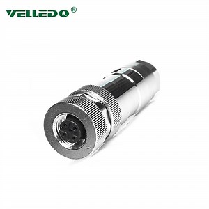 [Hot Item] Premium M12 Connector 3 Pin Female Straight Shielded Connector