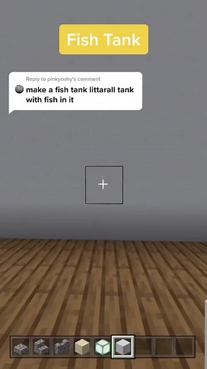 4K views · 38 reactions | Reply to @pinkyoshy Minecraft fish tank tutorial #minecrafthacks #minecraftmemes #minecraft | Fish Tank | Facebook