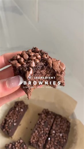 4-ingredient LOW-CARB brownies made without eggs, nuts, dairy, grains, or gluten! Suitable for a vegan paleo keto lifestyle!If you have a can of leftover pumpkin puree and not sure what to do with it, try this simple recipe your whole family will love!Ingredients:1 cup pumpkin puree1/2 cup organic @sunbutter1/4 cup cocoa powder1/2 cup of my Digestive Support Cacao Protein Powder (link in my @lilsipper bio under “Bethany’s Pantry” to grab a tub)Method:Mix pumpkin puree and @sunbutter until creamy