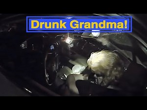 Drunk Grandma Passed Out Catches A Ride To Jail