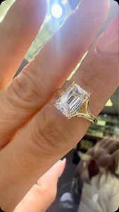 2.3K views | Discover the elegance of this elongated emerald-cut...