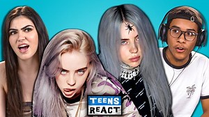 28K views · 146 reactions | "Look at her! Ah, oh my god so good!" Teens fangirl over Billie Eilish! After listening to these songs, what do you think of the teenage pop sensation? | REACT | Facebook