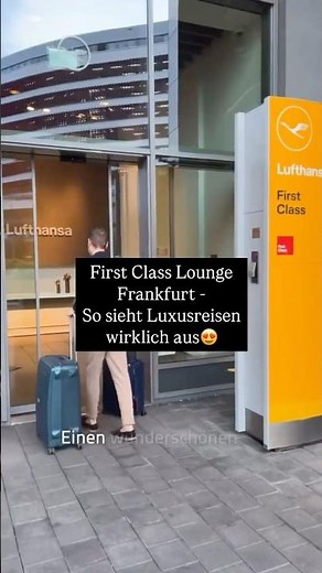 Einblick in das Lufthansa First Class Terminal 😍✨ #lufthansa #firstclass #lounge