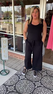 3 comments | Update- Black- SOLD Navy- 2- XL Hot pink- S-M-L-XL Hey guys! jumpsuits have arrived  Small-xl $19.99 cropped length Navy, pink & black Throw on a cardigan or blue Jean jacket to dress it up  Leave your email size and color for ordering... happy Wednesday | Sassy N Classy Boutique | Facebook