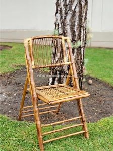 [Hot Item] Wholesale Bamboo Folding Chair Silla Outdoor Events Used Folding Chairs Bamboo Wedding Chair